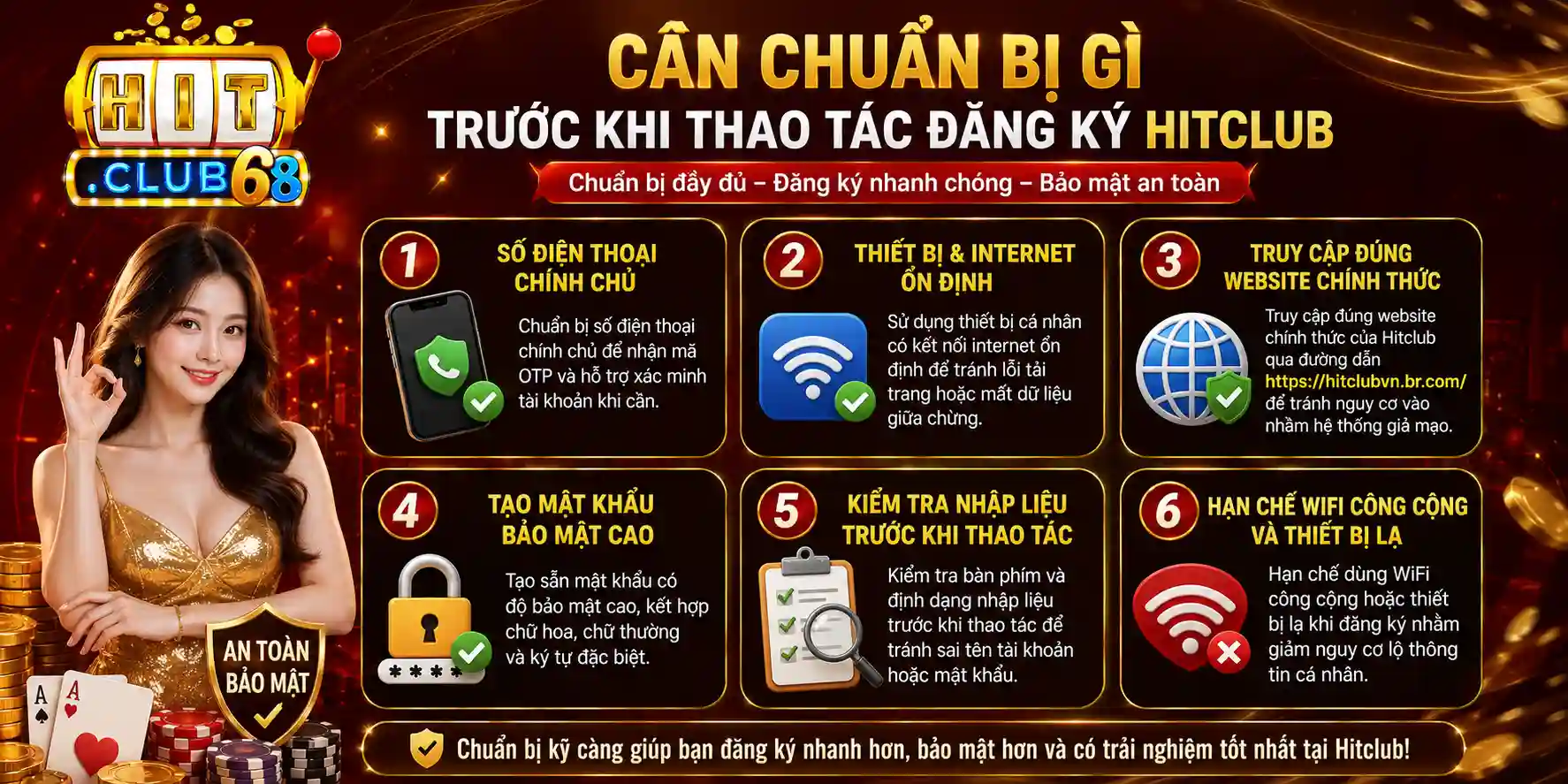 Chuẩn bị gì trước khi đăng ký Hitclub?