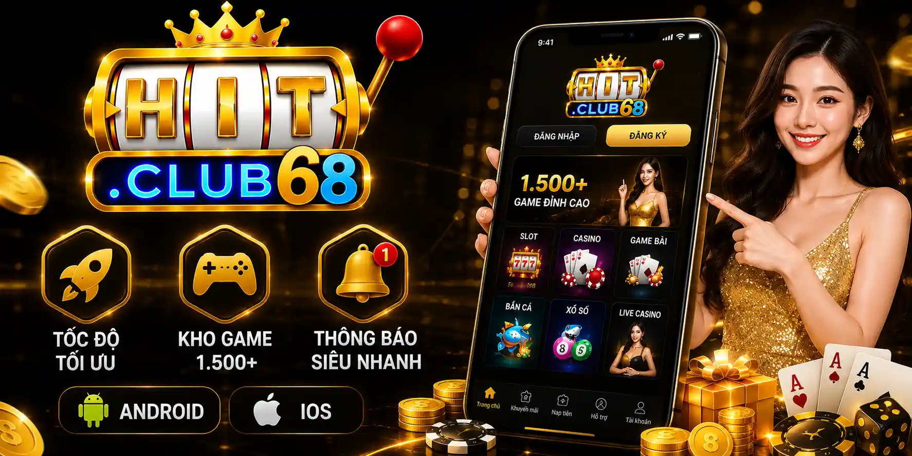 Những lợi ích nổi bật khi tải app Hitclub