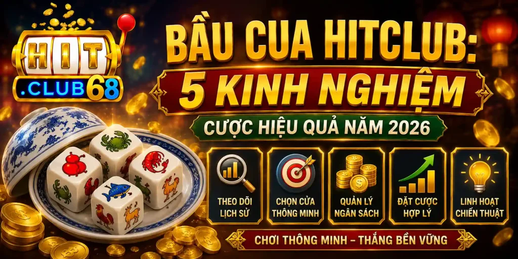 Bầu cua Hitclub 5 kinh nghiệm cược hiệu quả năm 2026